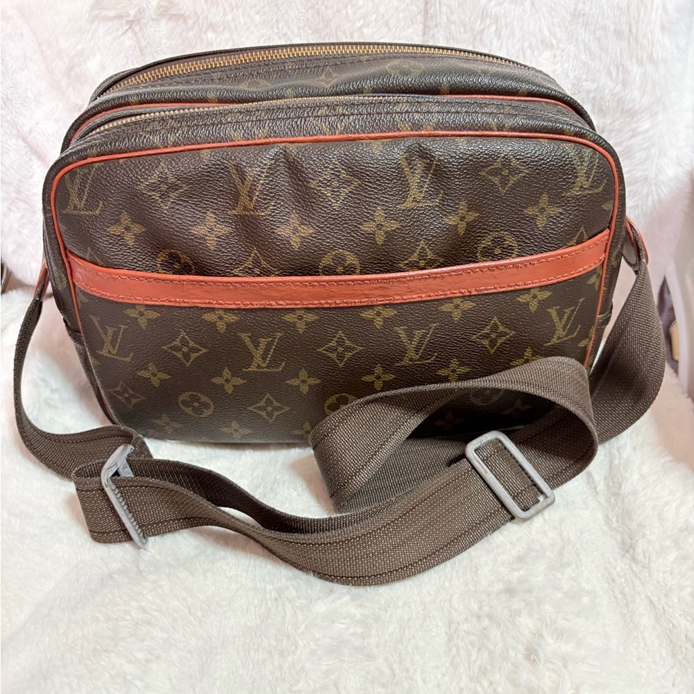 Refurbished LOUIS VUITTON Reporter PM Crossbody Shoulder Bag Monogram Leather